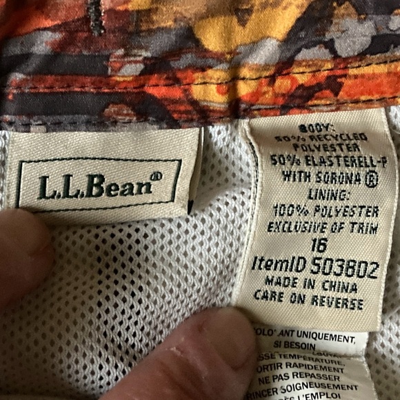 Kids LL Bean Swim Board Shorts Trunks Sz:16 - Picture 3 of 3
